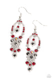 Paparazzi Sophisticated Starlet - Red Hematite Iridescent Earrings