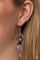 Paparazzi Sophisticated Starlet - Red Hematite Iridescent Earrings