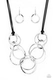 Paparazzi Spiraling Out of COUTURE - Silver - Veronica's Jewelry Paradise, LLC