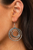 Paparazzi Spiraling Out of Control - Silver - Veronica's Jewelry Paradise, LLC