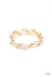 Paparazzi Spontaneous Shimmer - Gold - Veronica's Jewelry Paradise, LLC