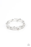 Paparazzi Spontaneous Shimmer - White - Veronica's Jewelry Paradise, LLC