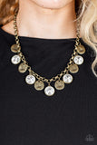 Paparazzi Spot On Sparkle - Brass - Veronica's Jewelry Paradise, LLC