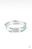 Paparazzi Stackable Sparkle - Blue - Veronica's Jewelry Paradise, LLC