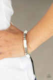 Paparazzi Stacked In Your Favor - White - Veronica's Jewelry Paradise, LLC