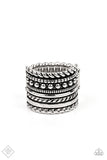 Paparazzi Stacked Odds - Silver - Veronica's Jewelry Paradise, LLC