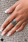 Paparazzi Stacked Odds - Silver - Veronica's Jewelry Paradise, LLC