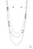 Paparazzi Starry-Eyed Eloquence - Purple - Veronica's Jewelry Paradise, LLC