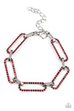 Paparazzi Still Not OVAL You - Red - Veronica's Jewelry Paradise, LLC