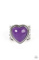 Paparazzi Stone Age Admirer - Purple Ring