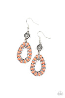 Paparazzi Stone Orchard Coral Earrings - Veronica's Jewelry Paradise, LLC