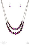 Paparazzi BLACK DIAMOND Strikingly Spellbinding - Purple - Veronica's Jewelry Paradise, LLC