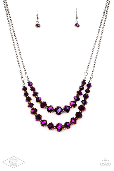 Paparazzi BLACK DIAMOND Strikingly Spellbinding - Purple - Veronica's Jewelry Paradise, LLC