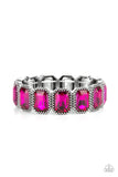 Paparazzi Studded Smolder - Pink - Veronica's Jewelry Paradise, LLC