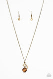 Paparazzi Stylishly Square - Brass - Veronica's Jewelry Paradise, LLC