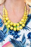 Paparazzi Summer Excursion- Yellow - Veronica's Jewelry Paradise, LLC