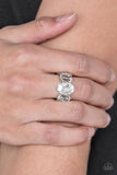 Paparazzi Supreme Bling - White - Veronica's Jewelry Paradise, LLC