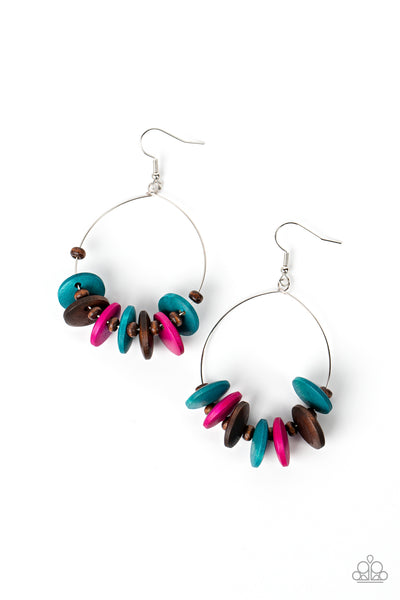 Paparazzi Surf Camp - Multi Earrings