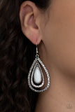 Paparazzi Teardrop Torrent - White - Veronica's Jewelry Paradise, LLC