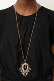 Paparazzi Teasable Teardrops - Gold - Veronica's Jewelry Paradise, LLC