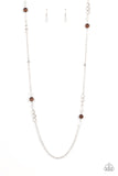 Paparazzi Teasingly Trendy - Brown - Veronica's Jewelry Paradise, LLC