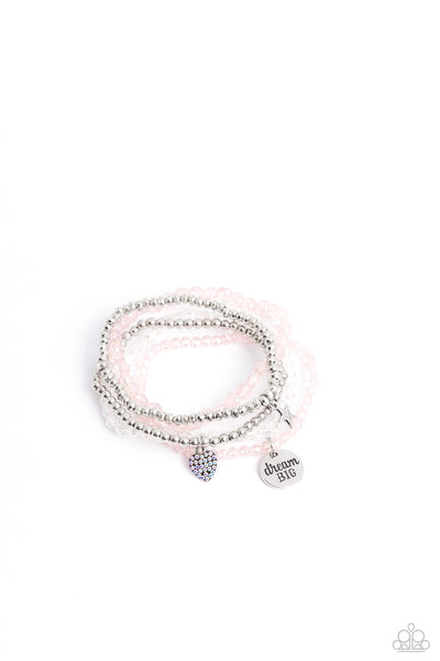 Paparazzi Teenage DREAMER - Pink Bracelet