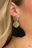 Paparazzi Tenacious Tassel - Black - Veronica's Jewelry Paradise, LLC