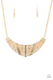 Paparazzi Terra Trailbreaker - Gold - Veronica's Jewelry Paradise, LLC