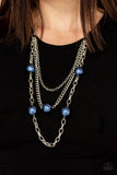 Paparazzi Thanks For The Compliment - Blue - Veronica's Jewelry Paradise, LLC