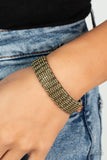 Paparazzi The GRIT Factor - Brass Bracelet - Veronica's Jewelry Paradise, LLC