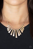 Paparazzi The MANE Course - Gold - Veronica's Jewelry Paradise, LLC