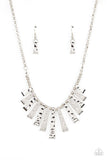 Paparazzi The MANE Course - Silver - Veronica's Jewelry Paradise, LLC