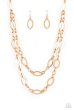 Paparazzi The OVAL-achiever - Gold - Veronica's Jewelry Paradise, LLC