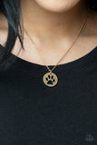 Paparazzi Think PAW-sitive - Gold - Veronica's Jewelry Paradise, LLC