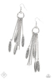 Paparazzi Thrifty Tassel - Silver - Veronica's Jewelry Paradise, LLC