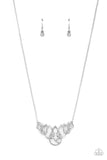 Paparazzi Thunderstruck Teardrops - White - Veronica's Jewelry Paradise, LLC