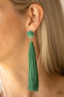 Paparazzi Tightrope Tassel- Green - Veronica's Jewelry Paradise, LLC