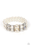 Paparazzi Timelessly Tea Party - White - Veronica's Jewelry Paradise, LLC