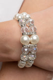 Paparazzi Timelessly Tea Party - White - Veronica's Jewelry Paradise, LLC