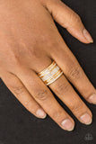 Paparazzi Top Dollar Drama - Gold - Veronica's Jewelry Paradise, LLC