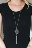 Paparazzi Totally Worth The TASSEL - Silver - Veronica's Jewelry Paradise, LLC