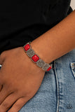 Paparazzi Trendy Tease - Red - Veronica's Jewelry Paradise, LLC