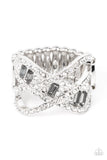 Paparazzi Triple Threat Twinkle - Silver - Veronica's Jewelry Paradise, LLC