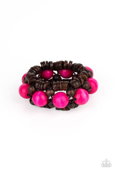 Paparazzi Tropical Temptations - Pink - Veronica's Jewelry Paradise, LLC