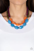 Paparazzi Tropical Trove - Multi Blue/Orange