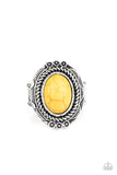 Paparazzi Tumblin Tumbleweeds - Yellow - Veronica's Jewelry Paradise, LLC