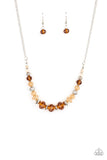 Paparazzi Turn Up The Tea Lights - Brown - Veronica's Jewelry Paradise, LLC
