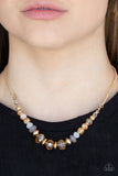 Paparazzi Turn Up The Tea Lights - Gold - Veronica's Jewelry Paradise, LLC