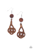 Paparazzi Twisted Torrents - Brown - Veronica's Jewelry Paradise, LLC
