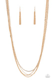 Paparazzi Undauntingly Urban - Gold - Veronica's Jewelry Paradise, LLC